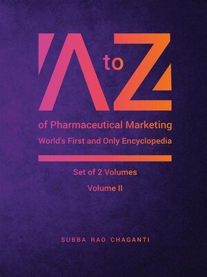 cover image of A to Z of Pharmaceutical Marketing Volume 2